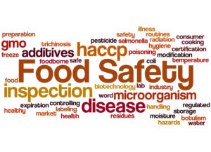 Food Safety and Hygiene Word Cloud Diagram